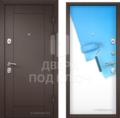 Металлическая входная дверь под покраску от производителя ДПК-12816